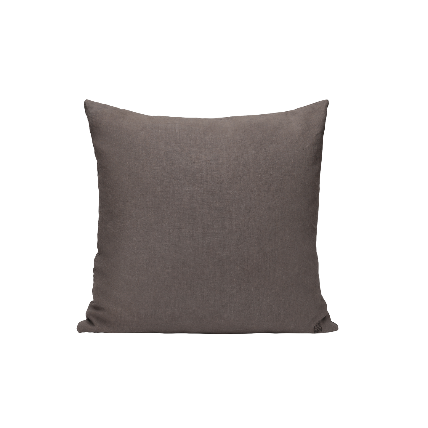 cushion cover in dark brown