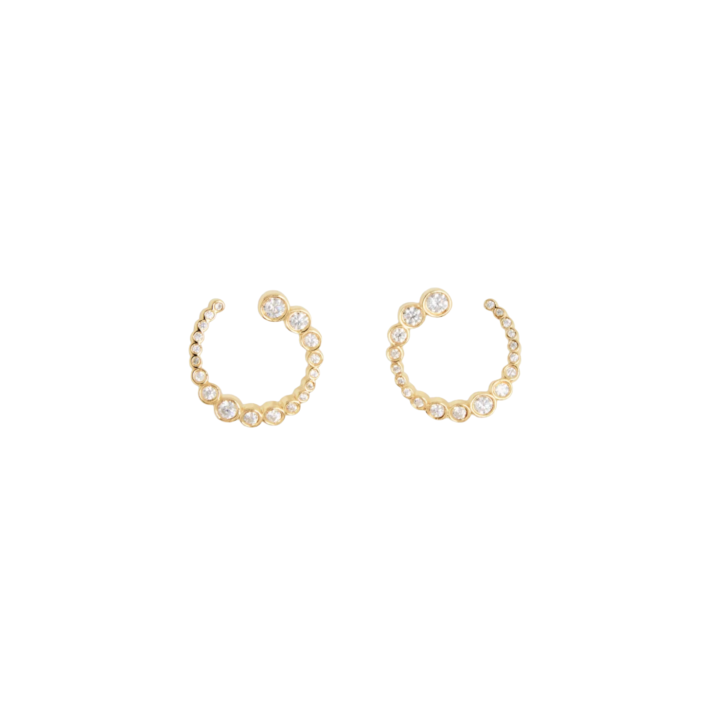 odette spiral earrings
