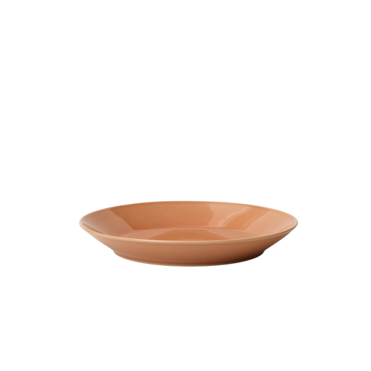 memphis dinner plate in terracotta