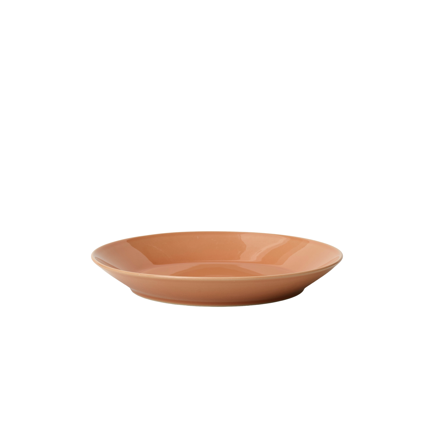 memphis dinner plate in terracotta