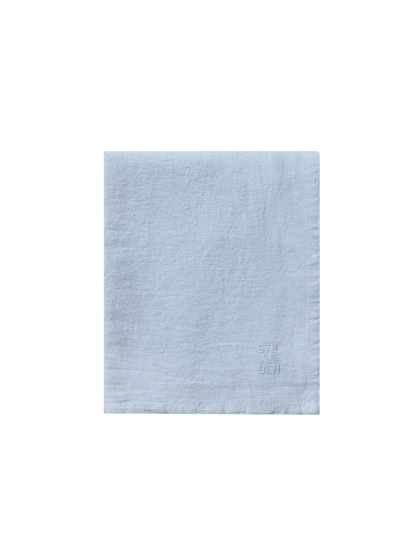 tea towel in celestial blue