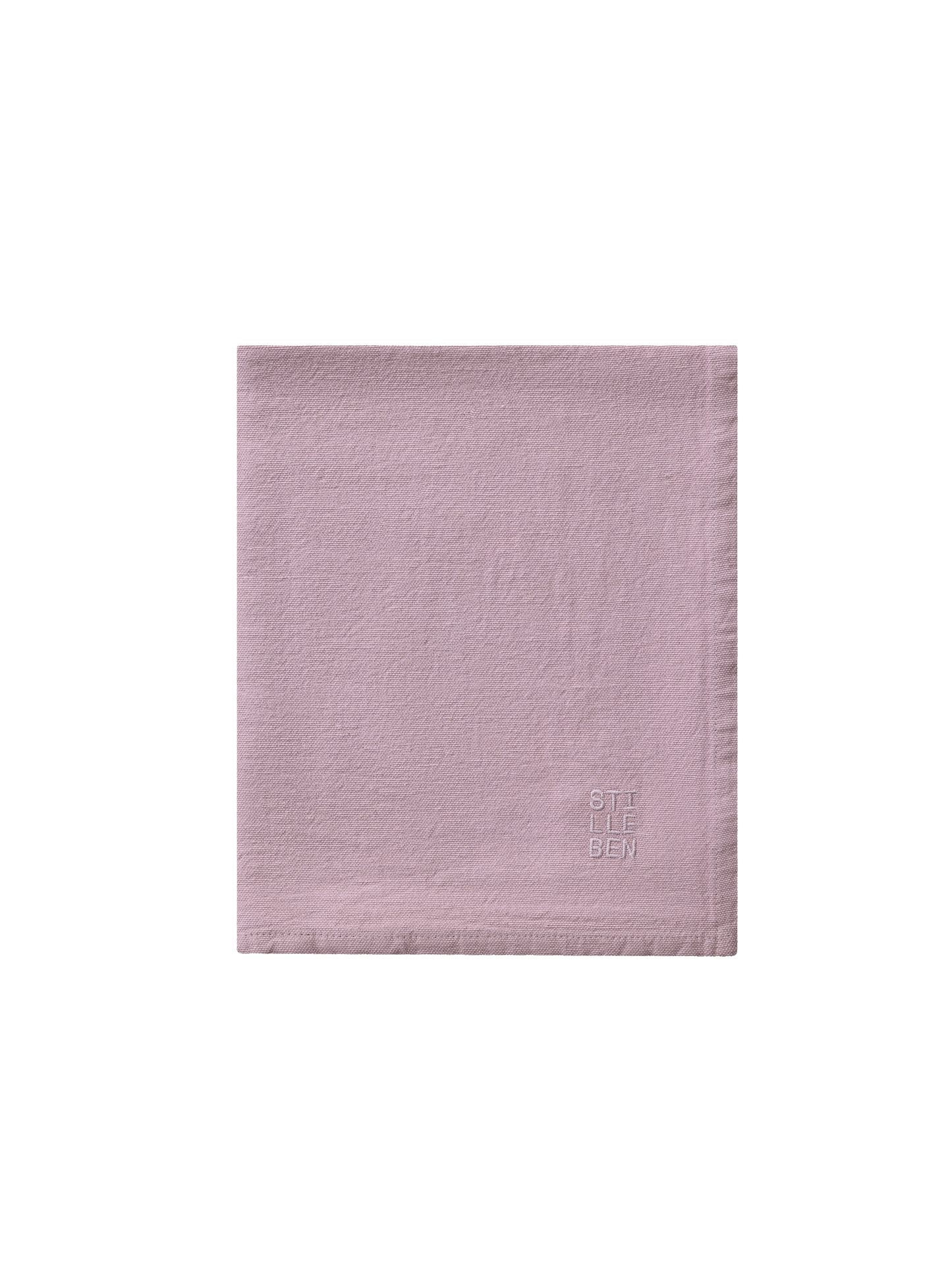 tea towel in mellow rose