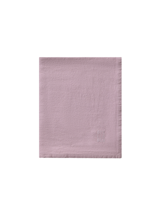 tea towel in mellow rose