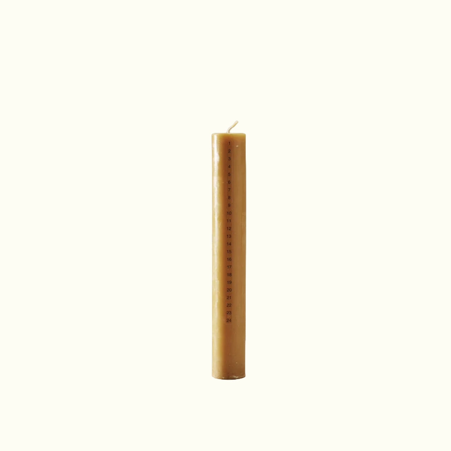 beeswax calendar candle ø4