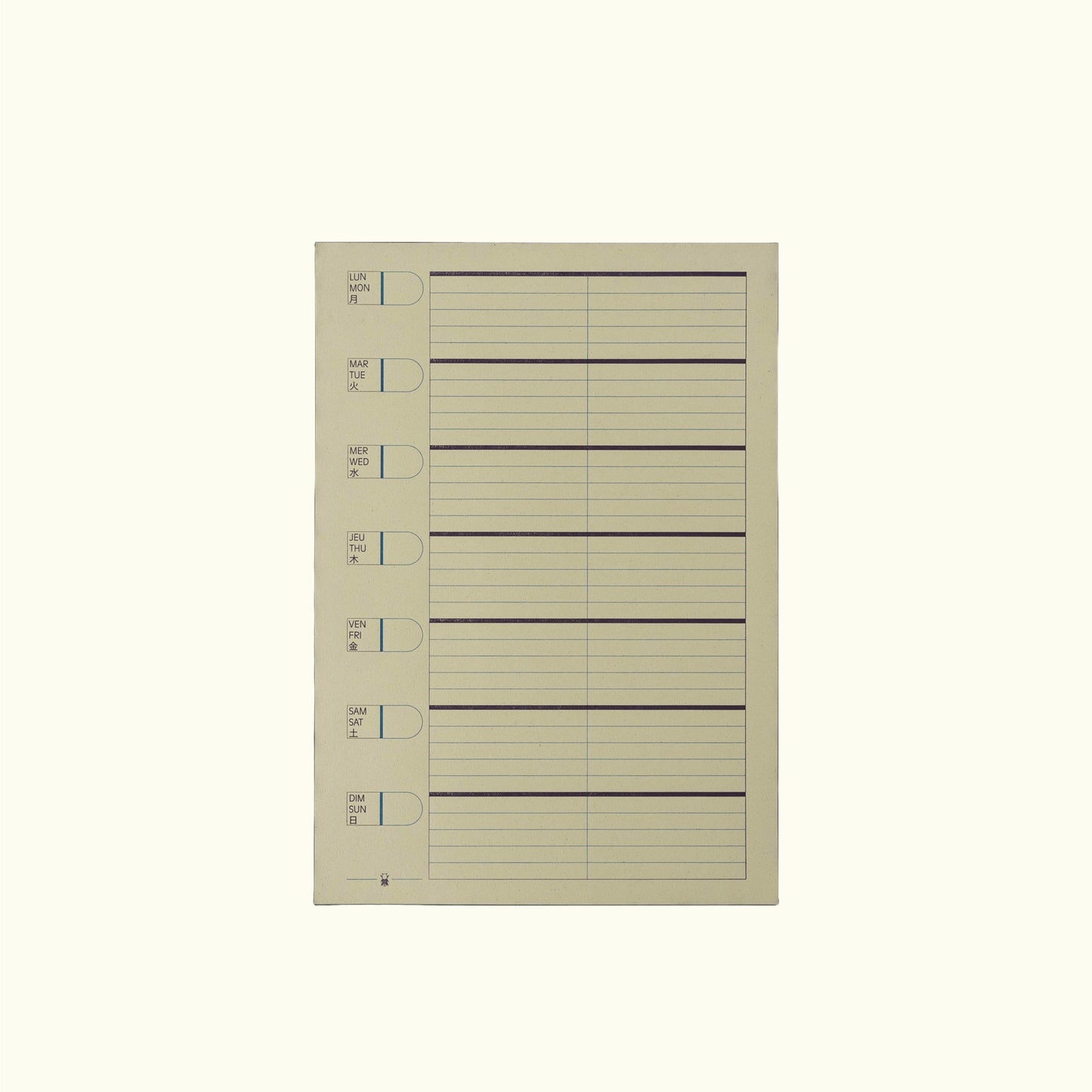 A4 desk diary
