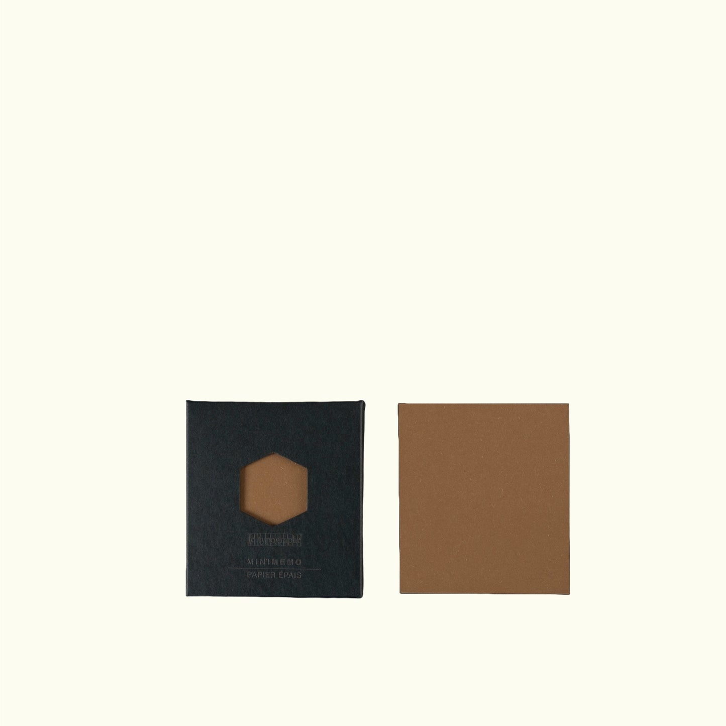 mini memo in brown
