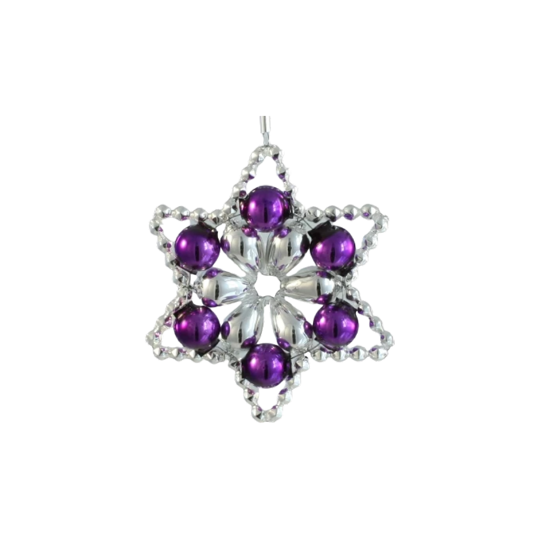 petal star, lilac