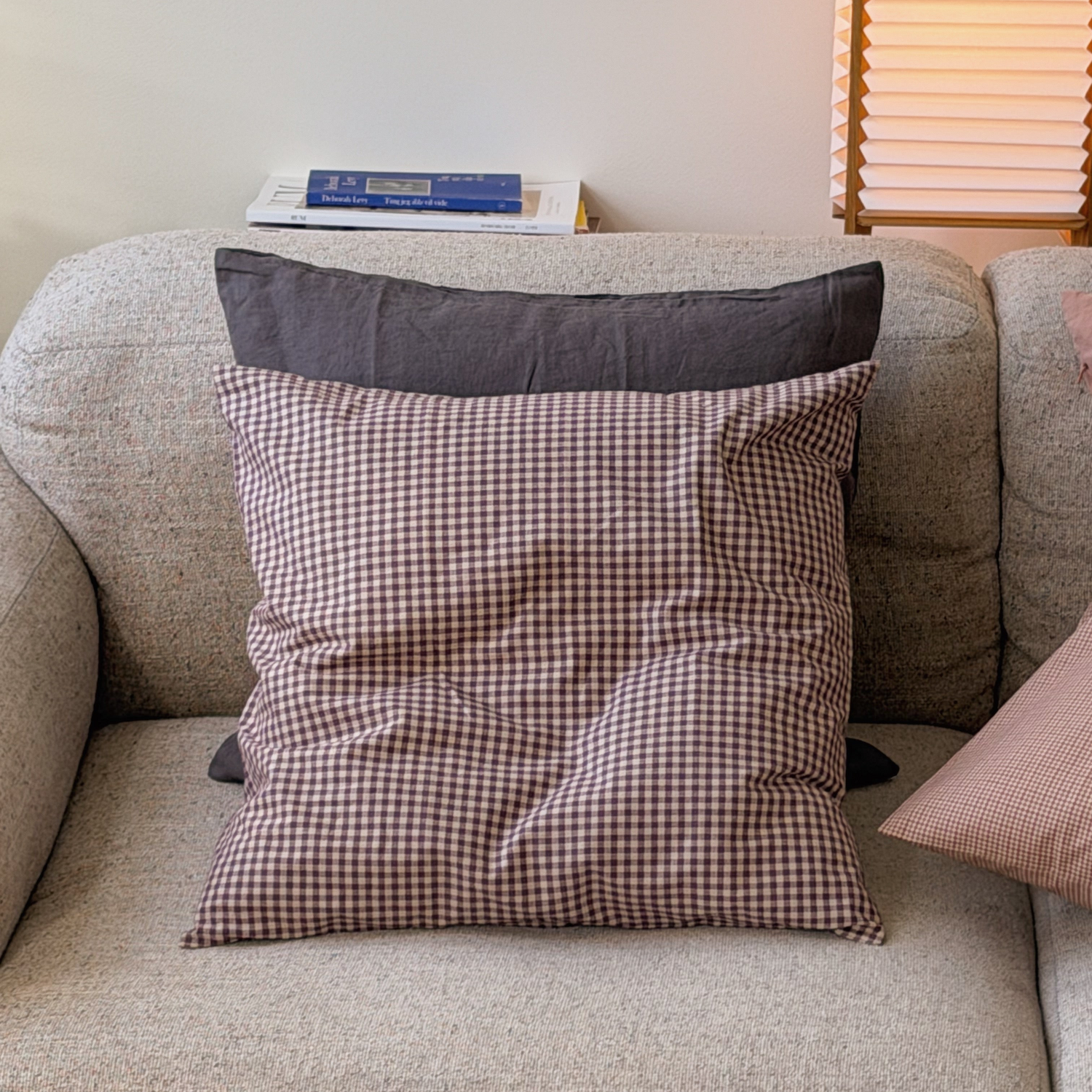 cushion cover in vintage textile