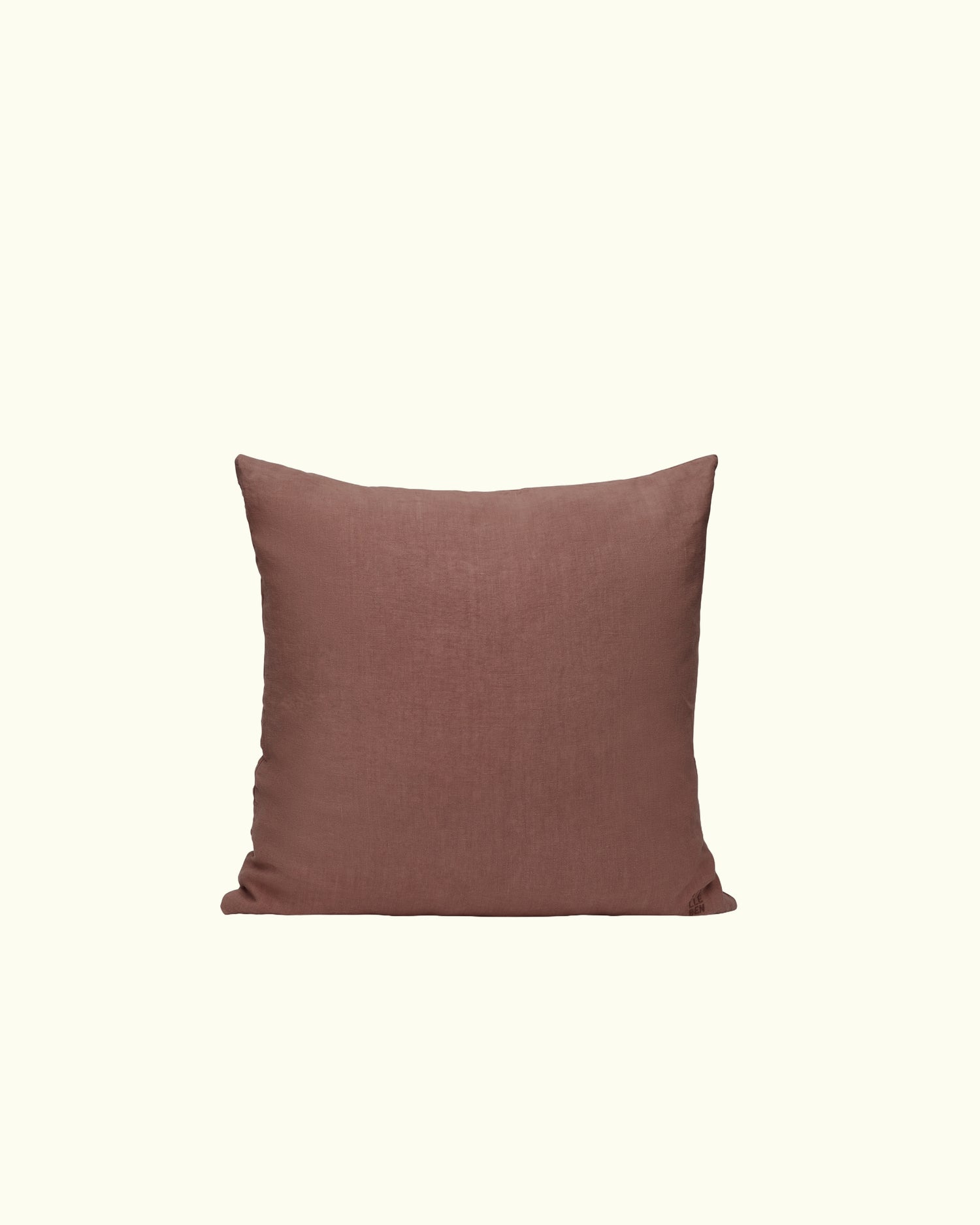cushion cover in rusty brown