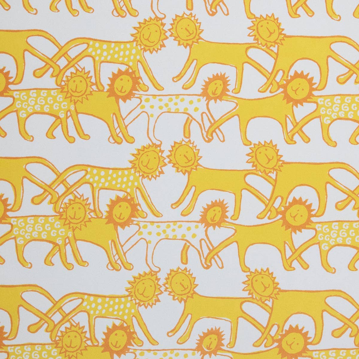 patterned paper • lions