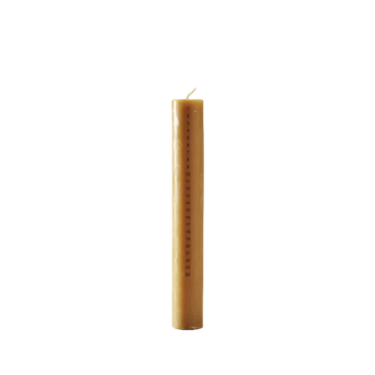 beeswax calendar candle ø4