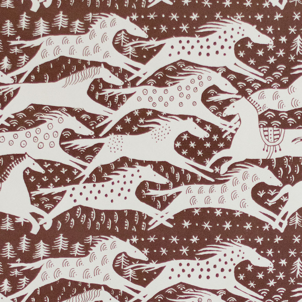 patterned paper • horses