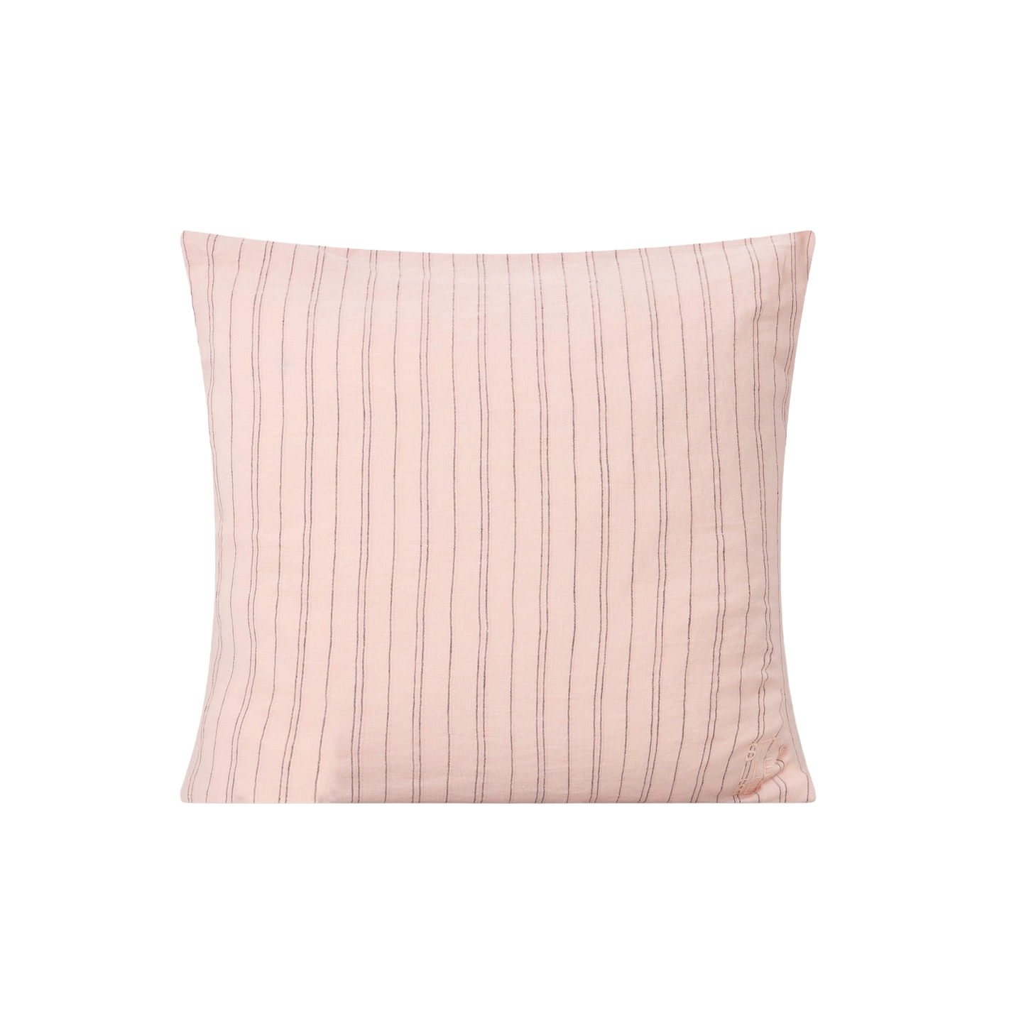cushion cover in striped rose
