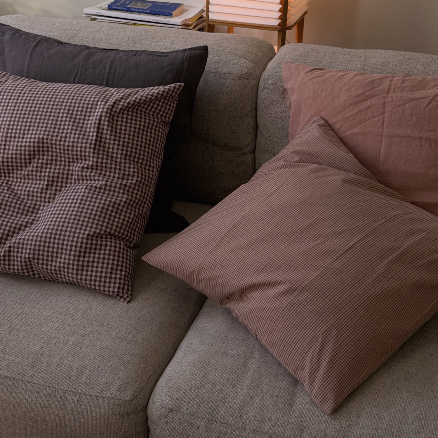 cushion cover in vintage textile