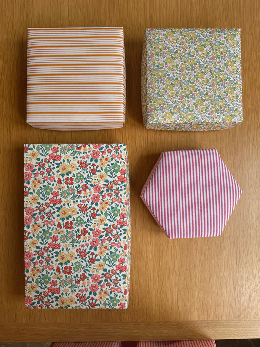Fabric covered boxes