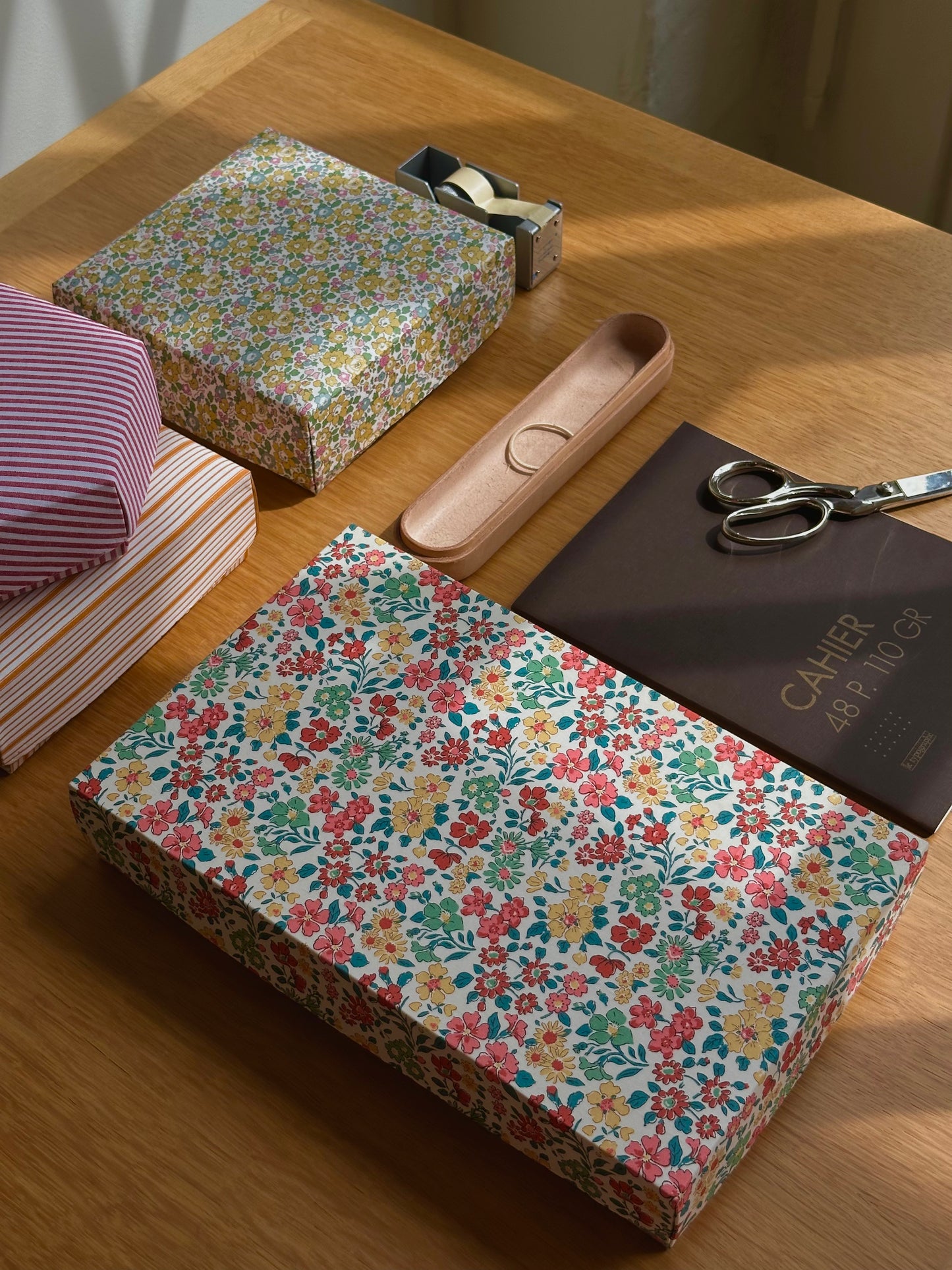 Fabric covered boxes