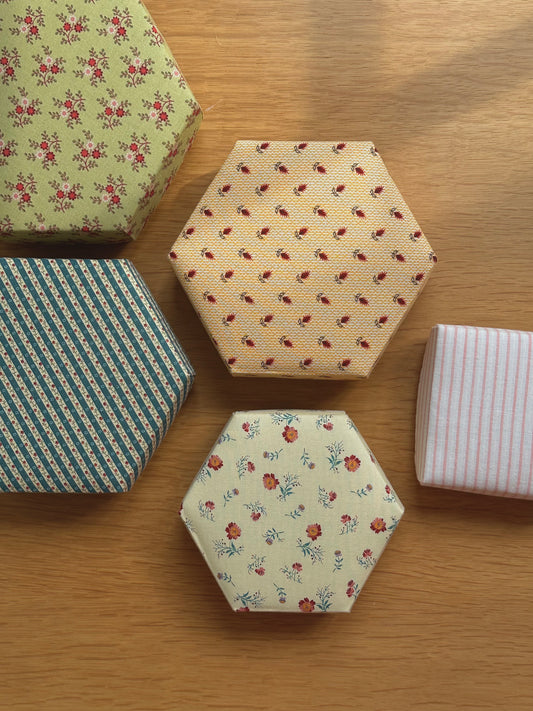 Fabric covered boxes