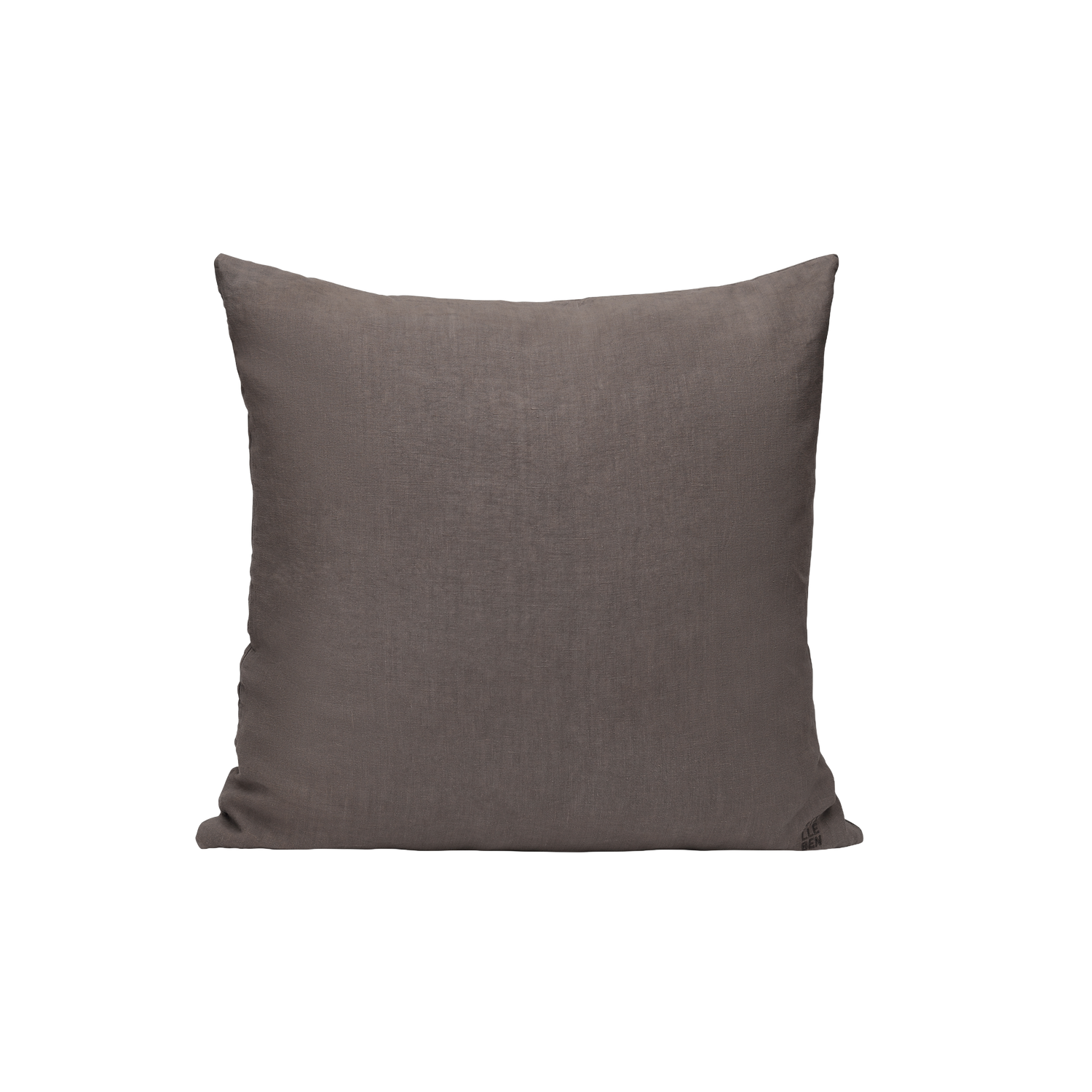 cushion cover in dark brown