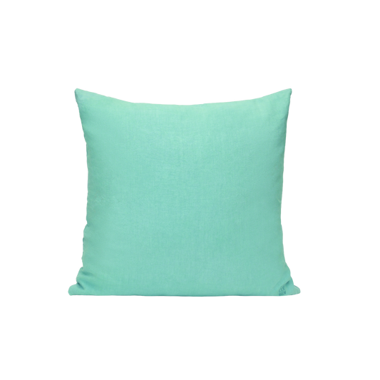 cushion cover in mint green