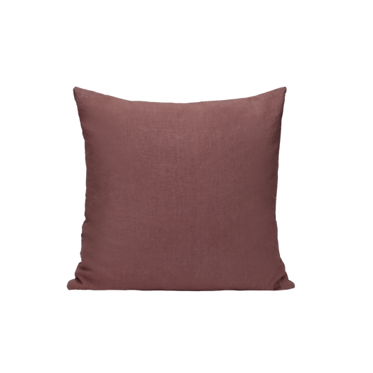 cushion cover in rusty brown