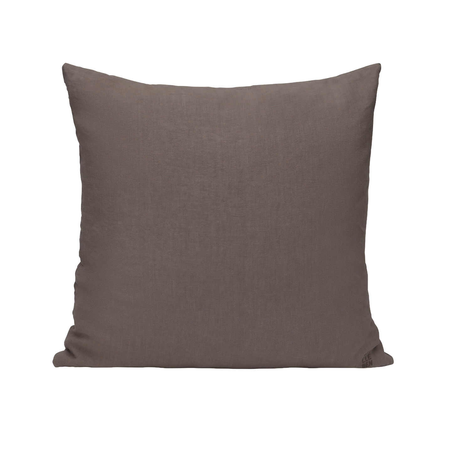 cushion cover in dark brown