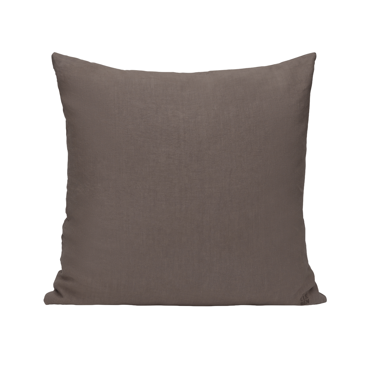 cushion cover in dark brown