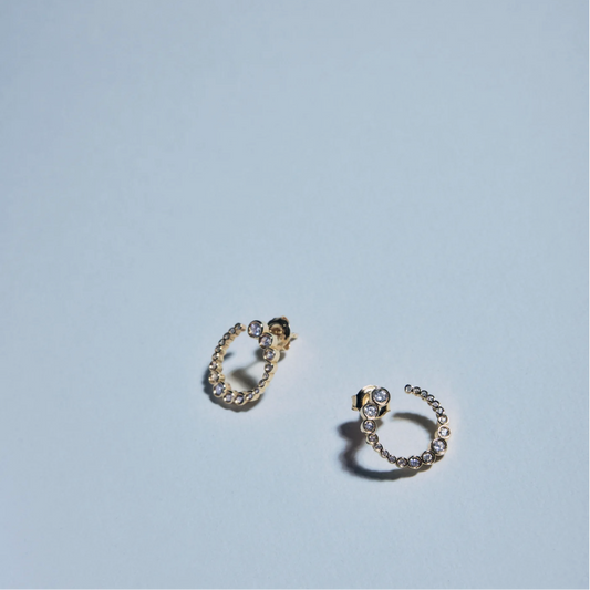 odette spiral earrings