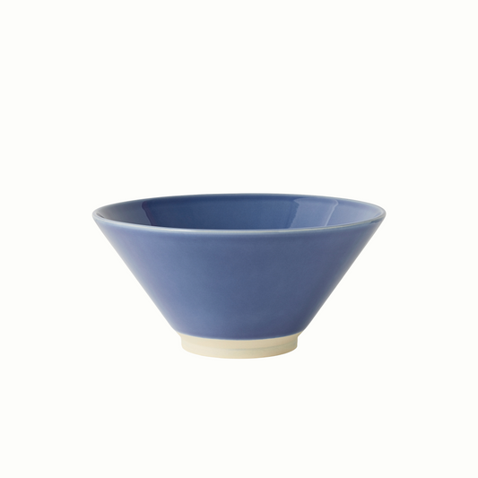 memphis serving bowl in dusty blue
