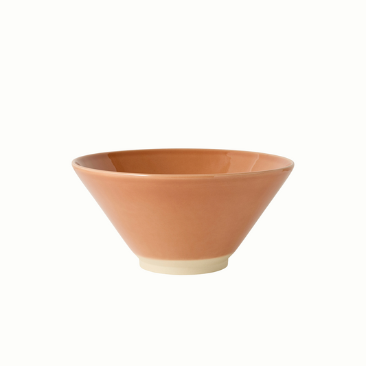 memphis serving bowl in terracotta