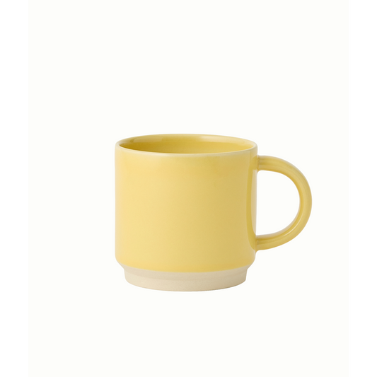 memphis mug in yellow