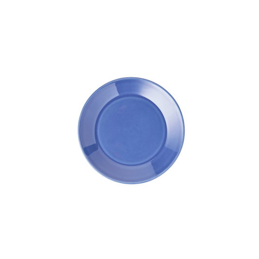 mini memphis plate in dusty blue