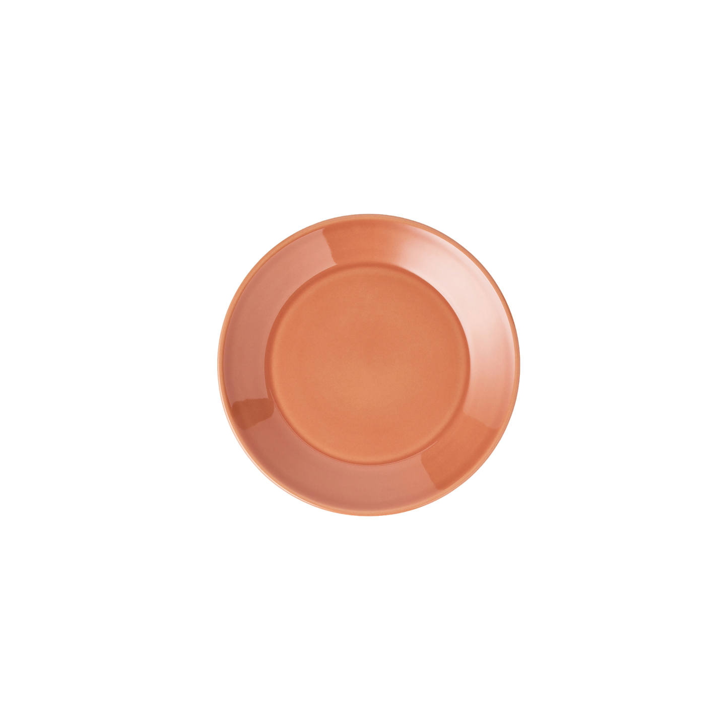 mini memphis plate in terracotta