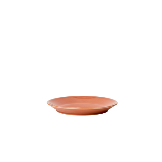mini memphis plate in terracotta