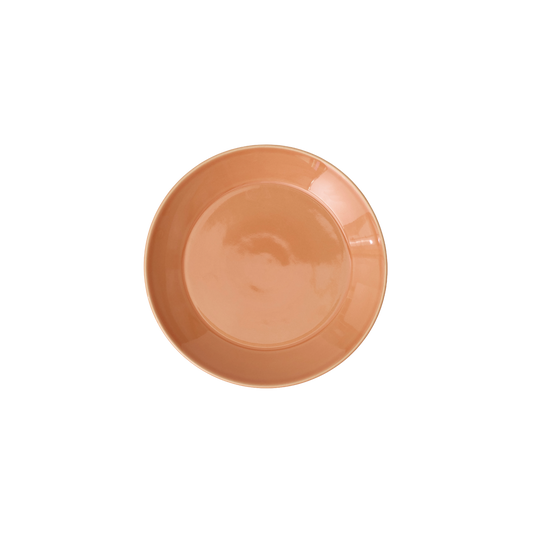 memphis lunch plate in terracotta