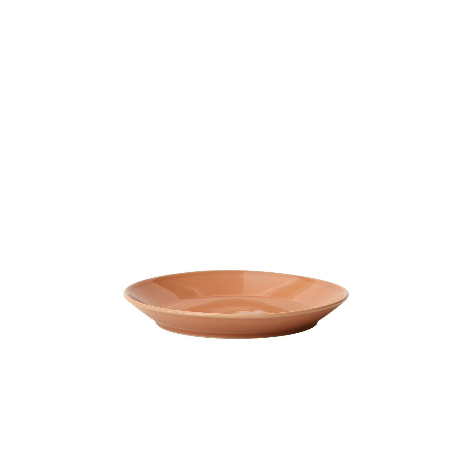 memphis lunch plate in terracotta