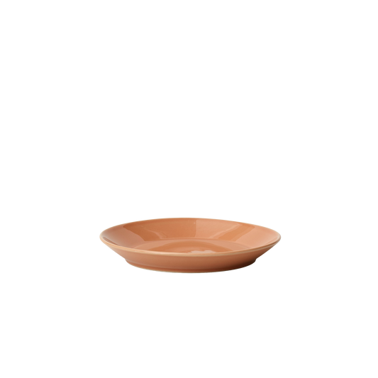 memphis lunch plate in terracotta