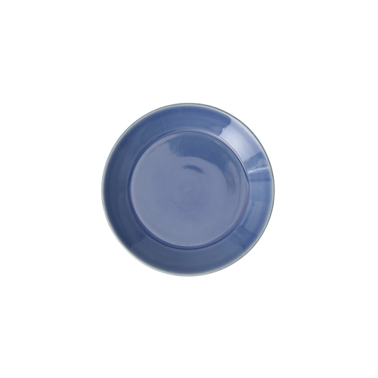 memphis lunch plate in dusty blue