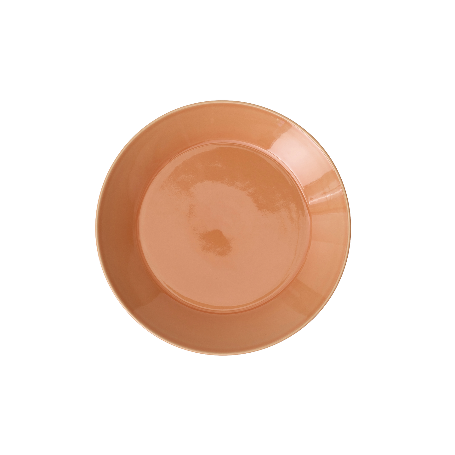 memphis dinner plate in terracotta