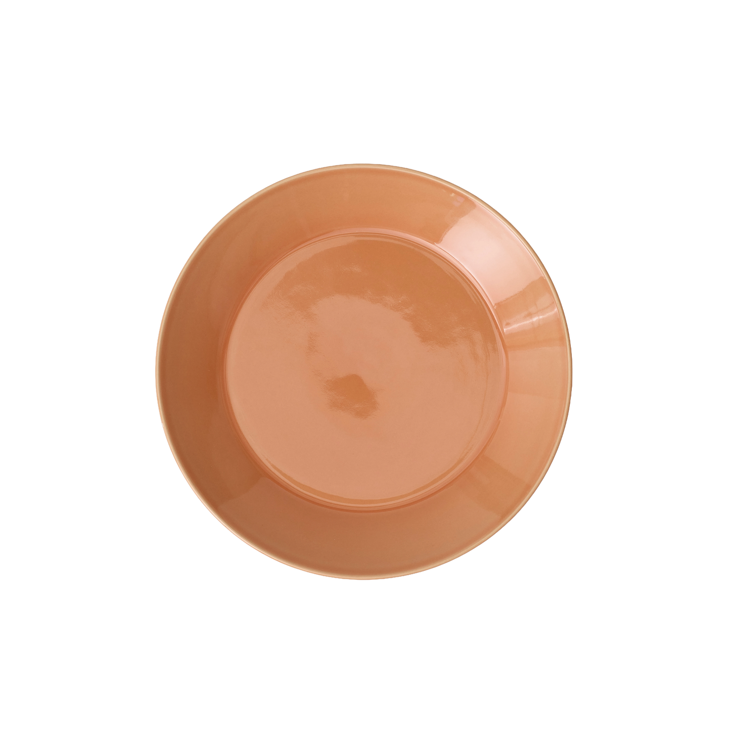 memphis dinner plate in terracotta