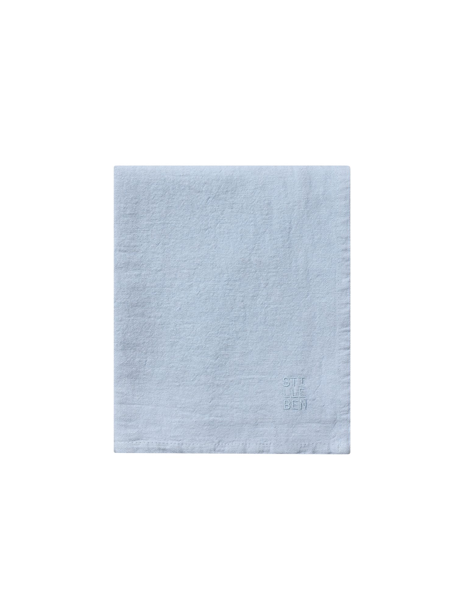 tea towel in celestial blue