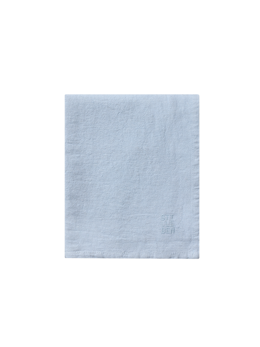 tea towel in celestial blue