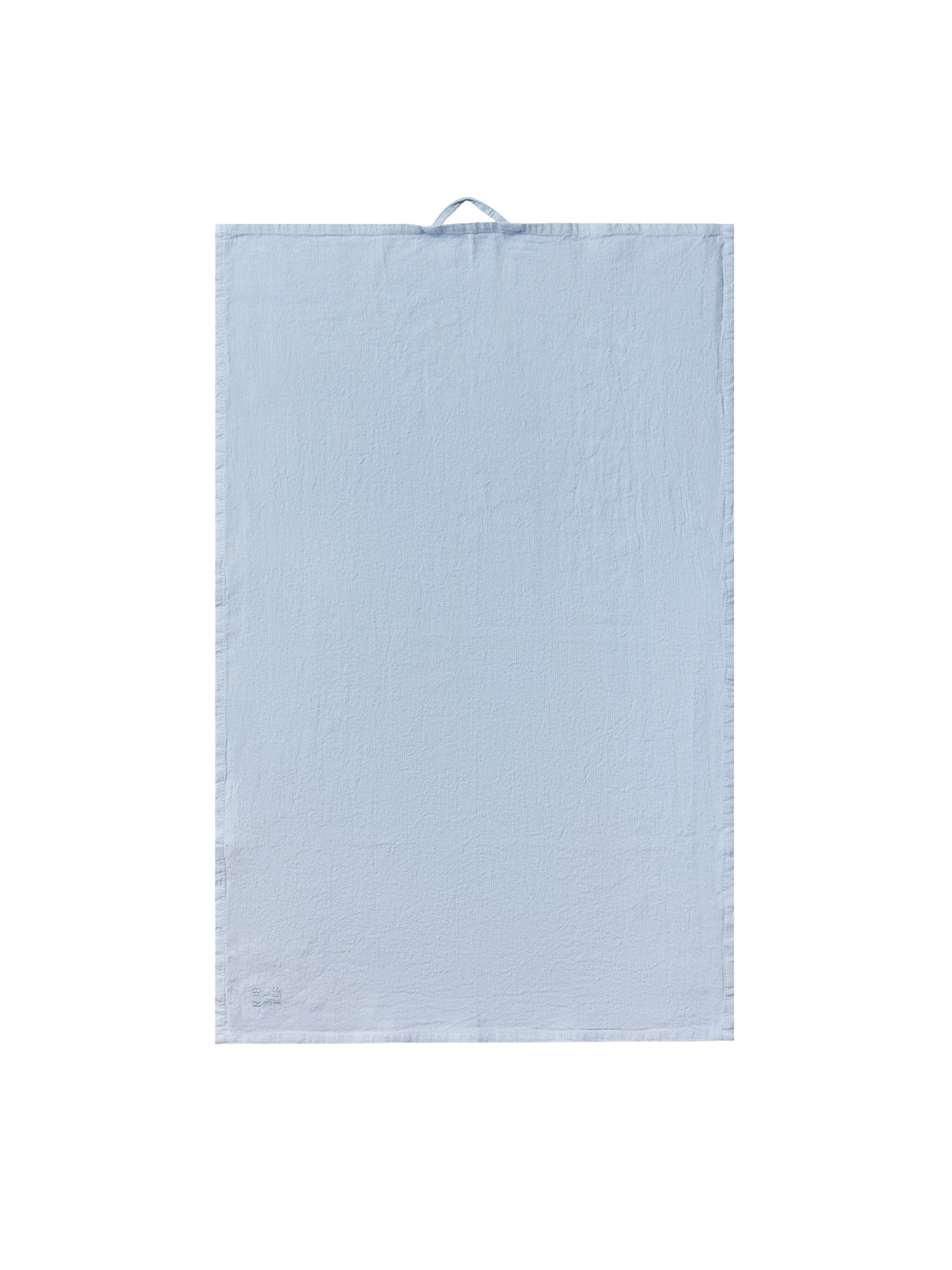 tea towel in celestial blue