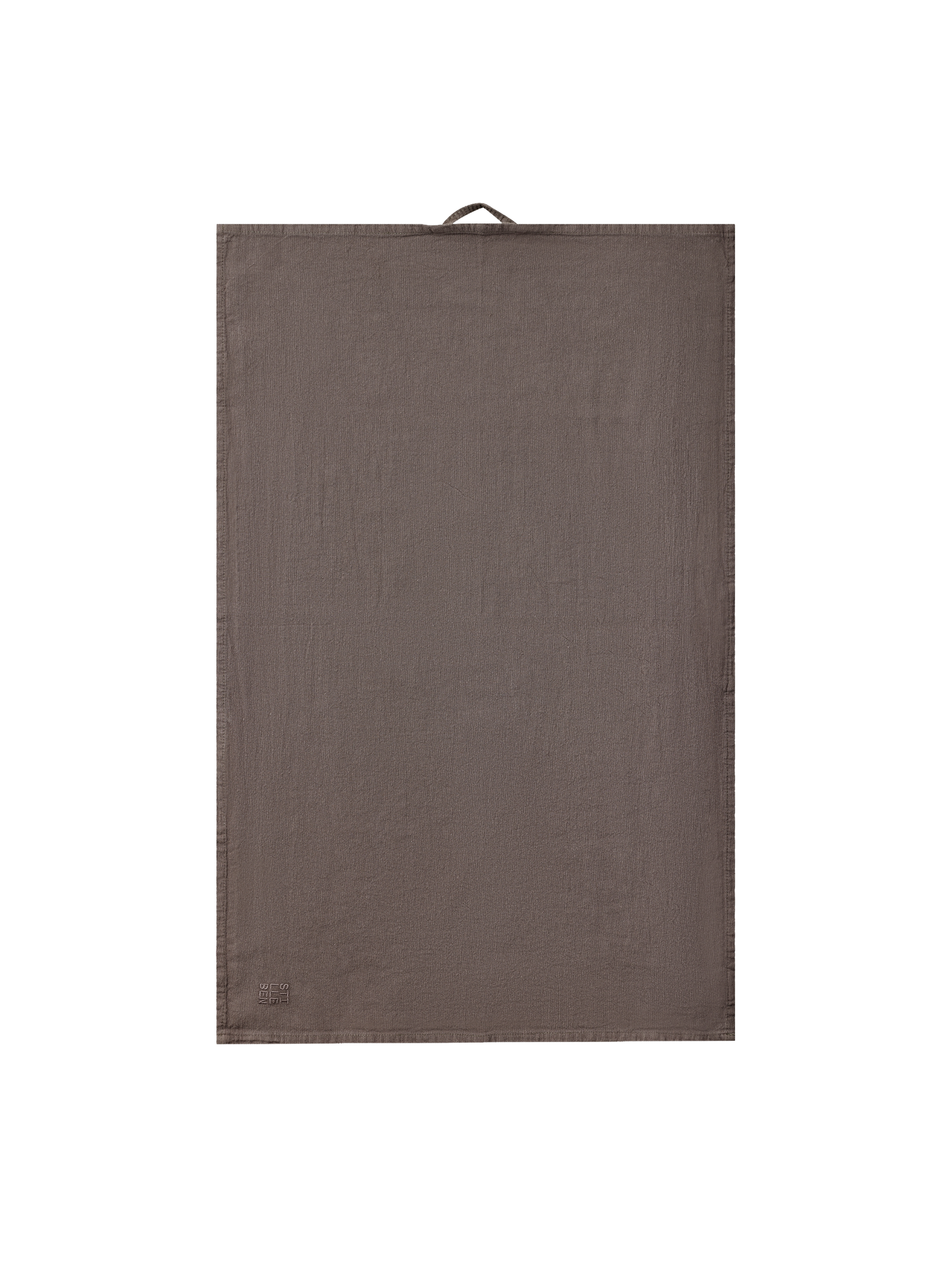 tea towel in dark brown