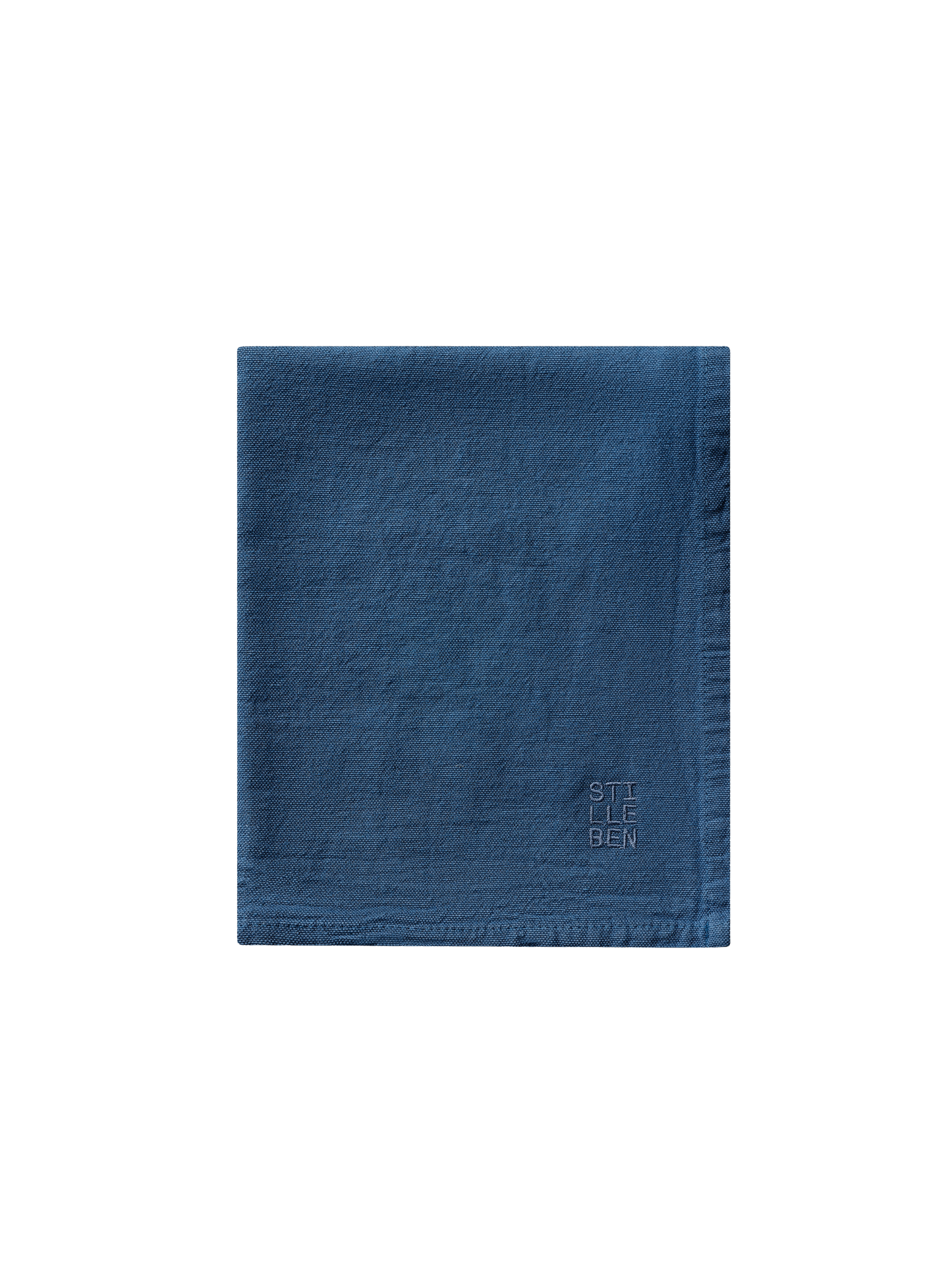 tea towel in indigo blue