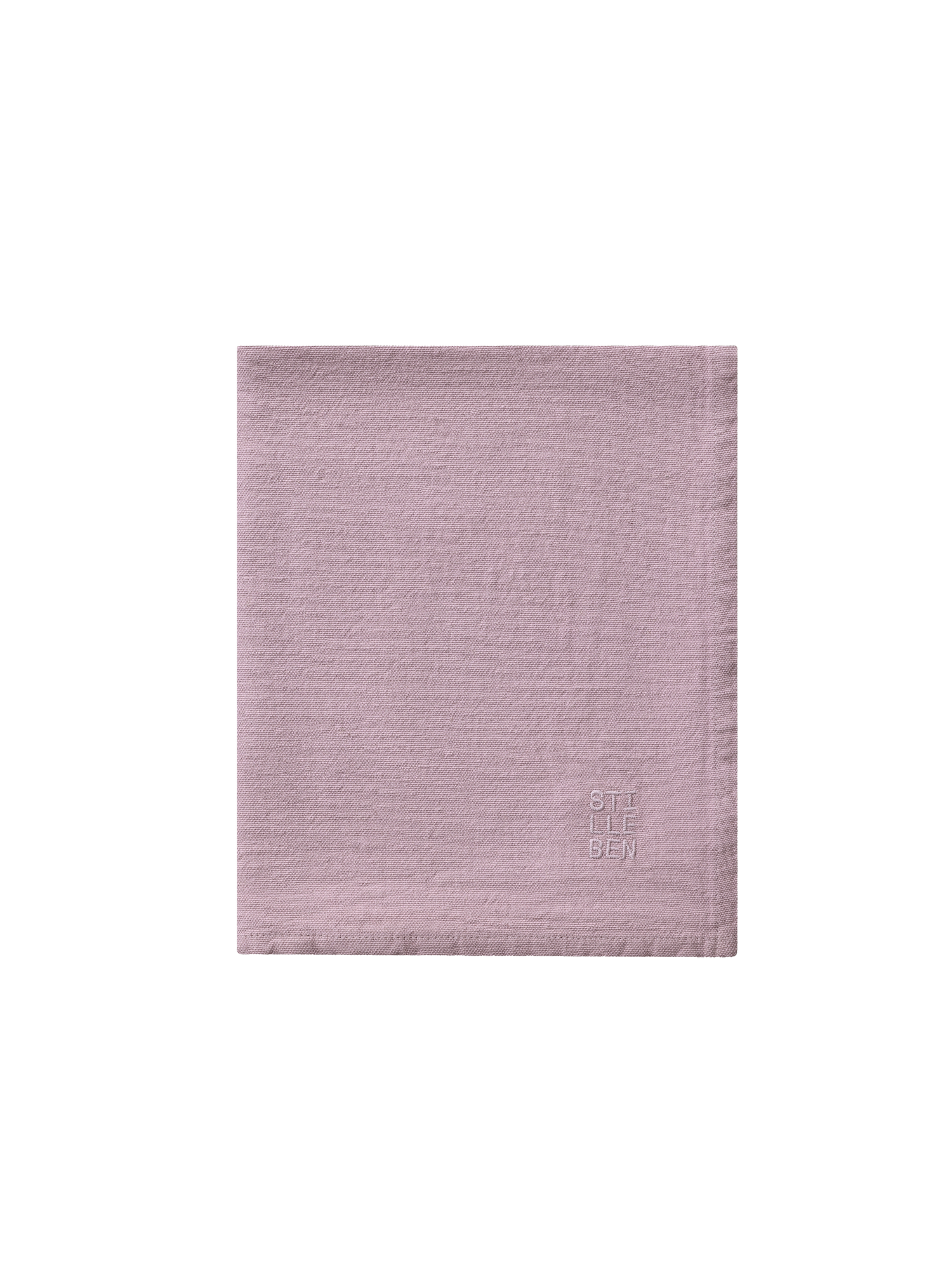 tea towel in mellow rose