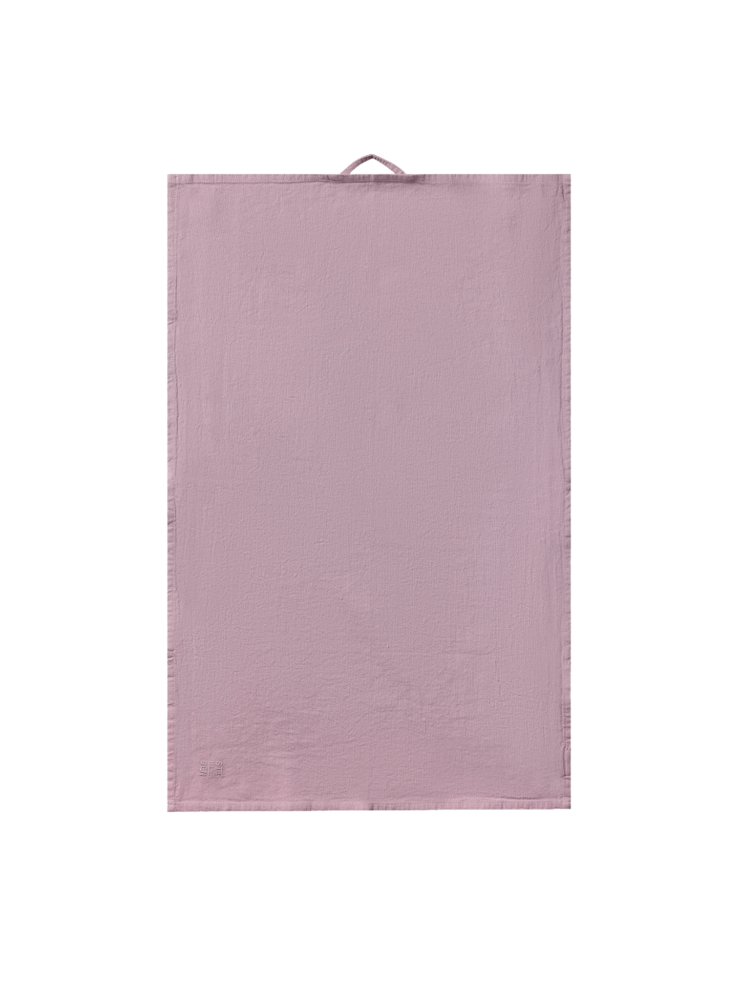 tea towel in mellow rose