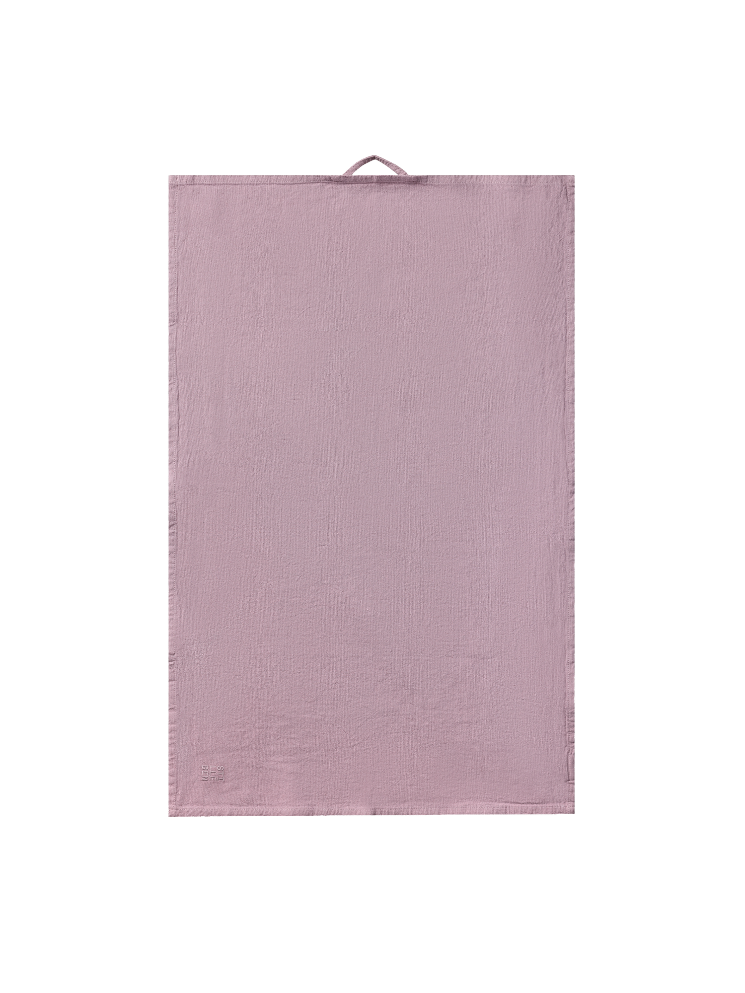 tea towel in mellow rose