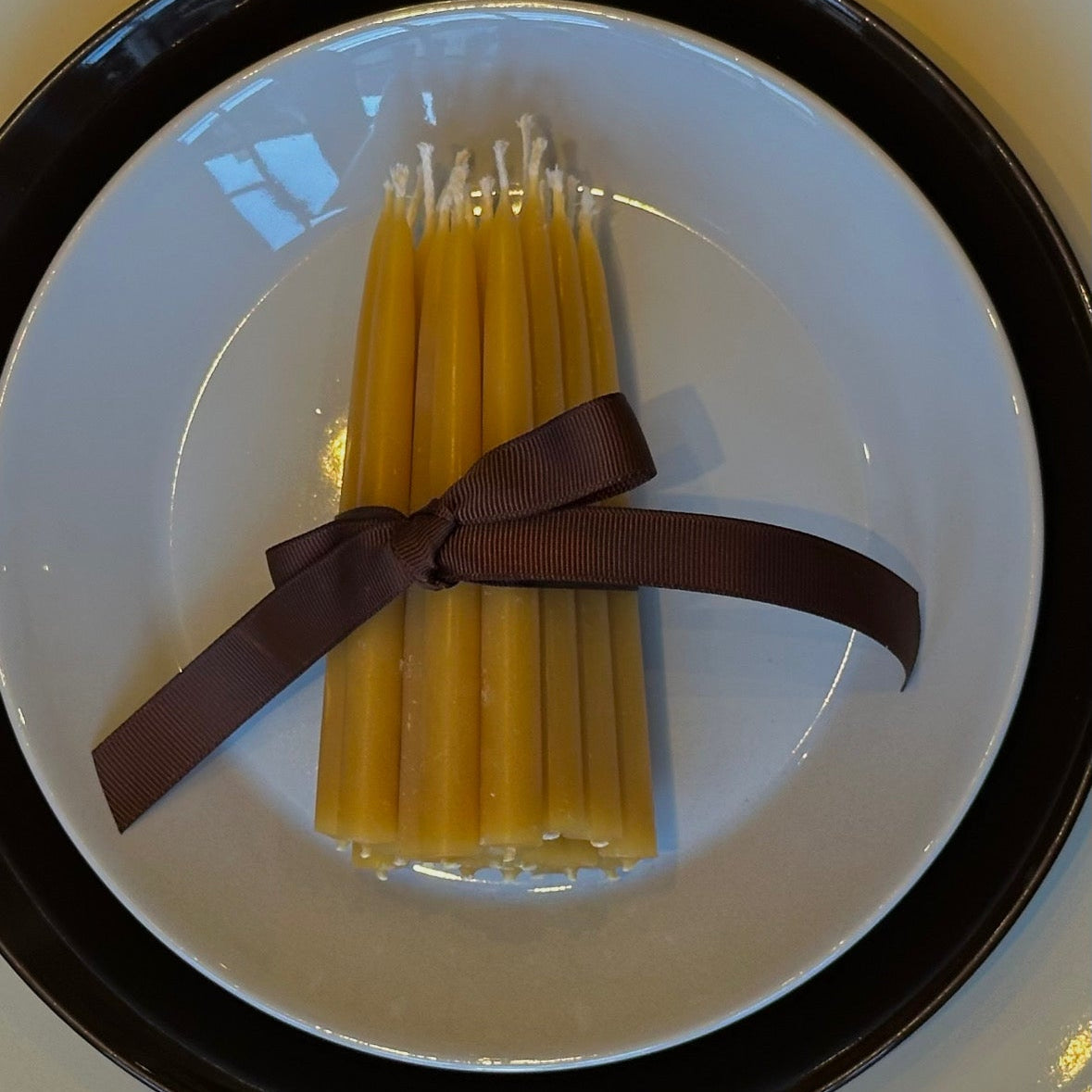beeswax christmas tree candles
