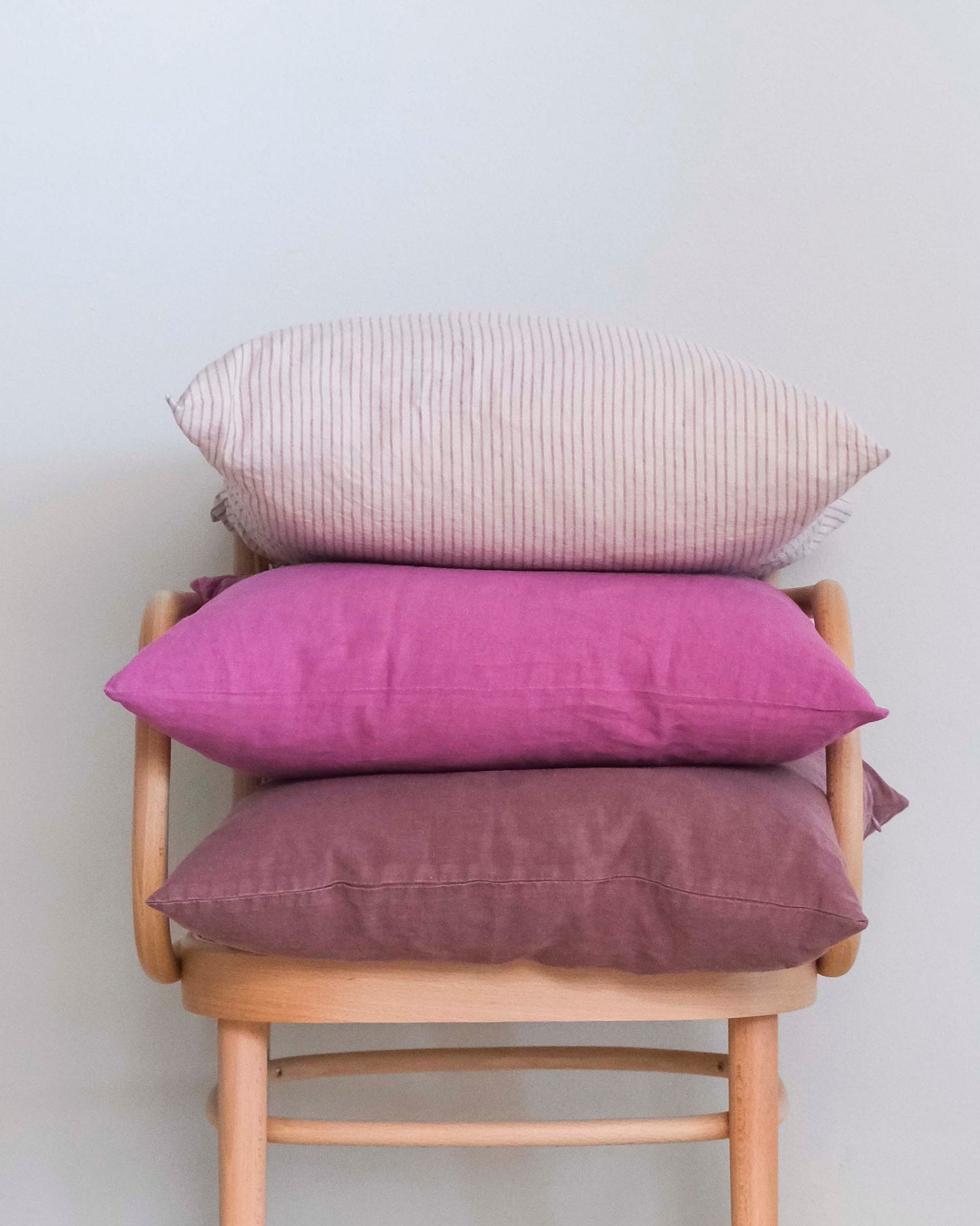 cushion cover in beige & terracotta