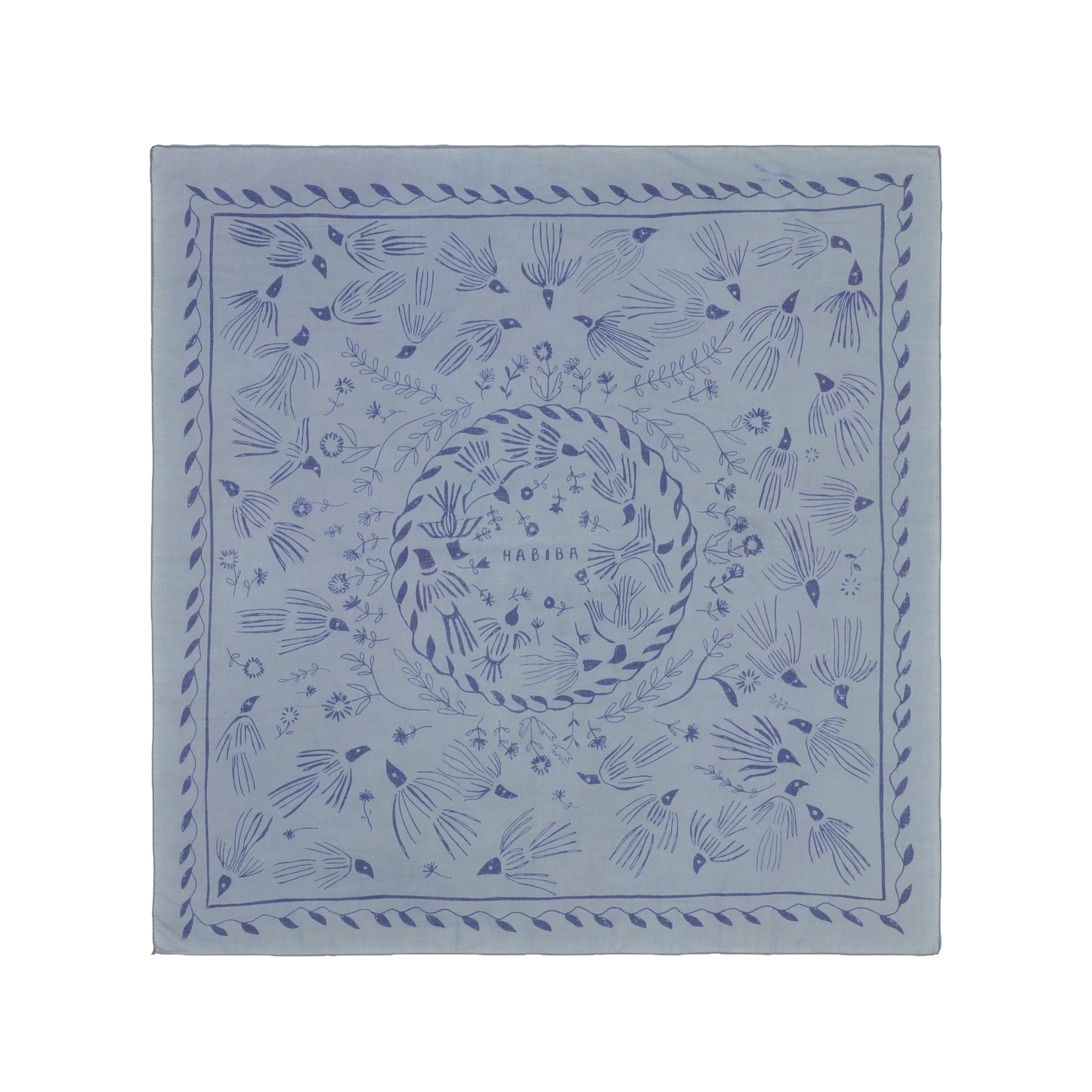 scarf  · blue